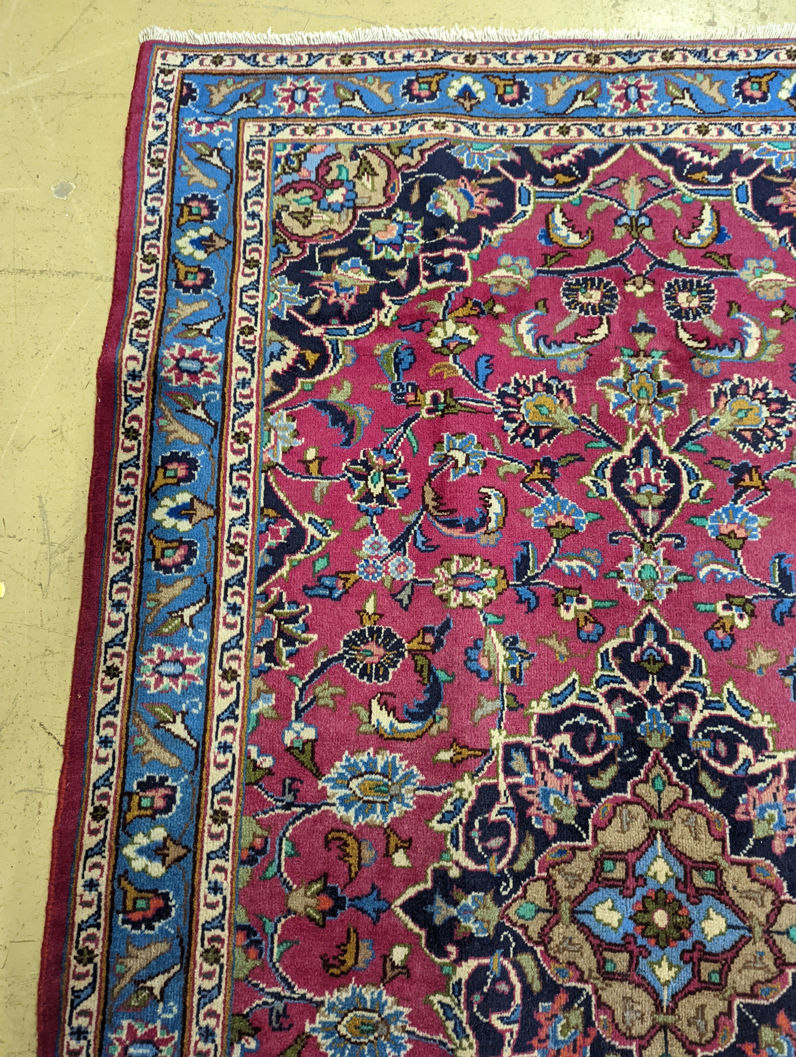 A Najaf Abad rug, 200 x 114cm